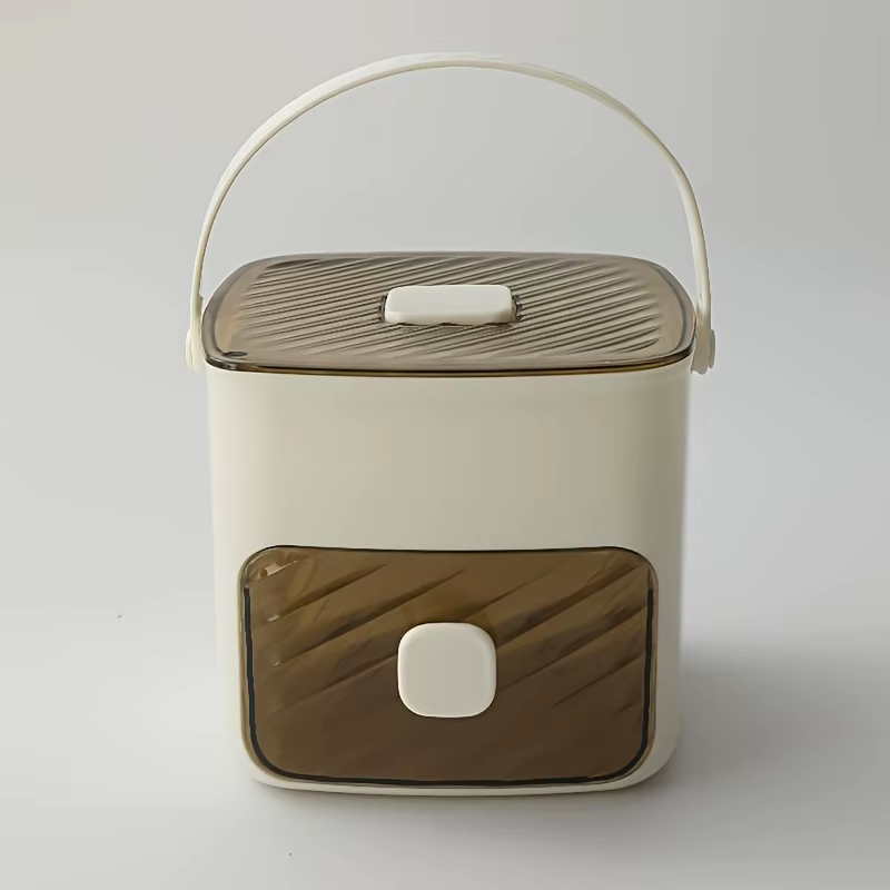 48-Cube Ice Maker with Easy-Press Lid - Double Layer, DIY Frozen Treats & Beverage Essential,Kitchen Accessories,Gadgets